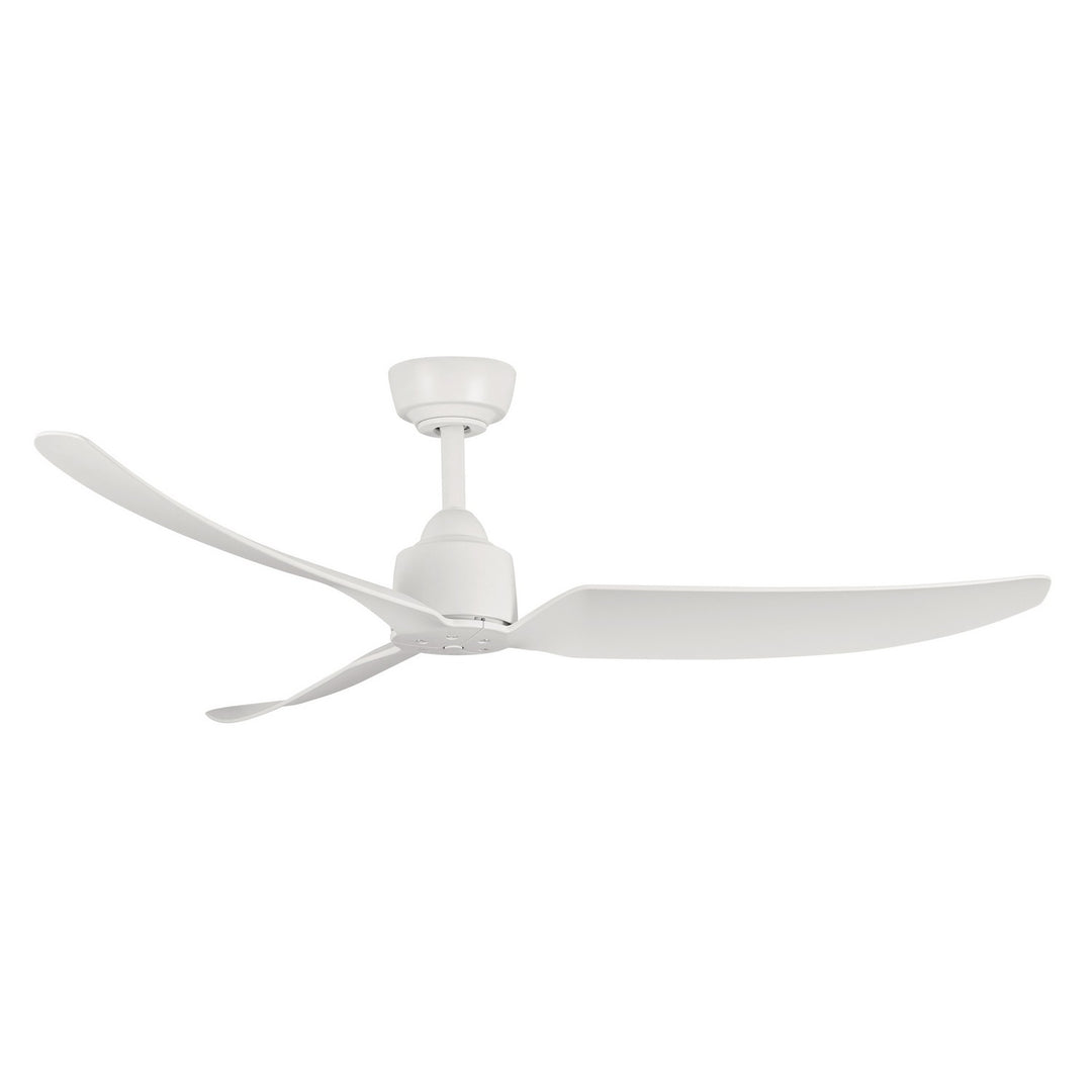Hugo 52"Exterior Ceiling Fan in Matte White - available from The Lighting Shoppe, trusted by Canadian homeowners