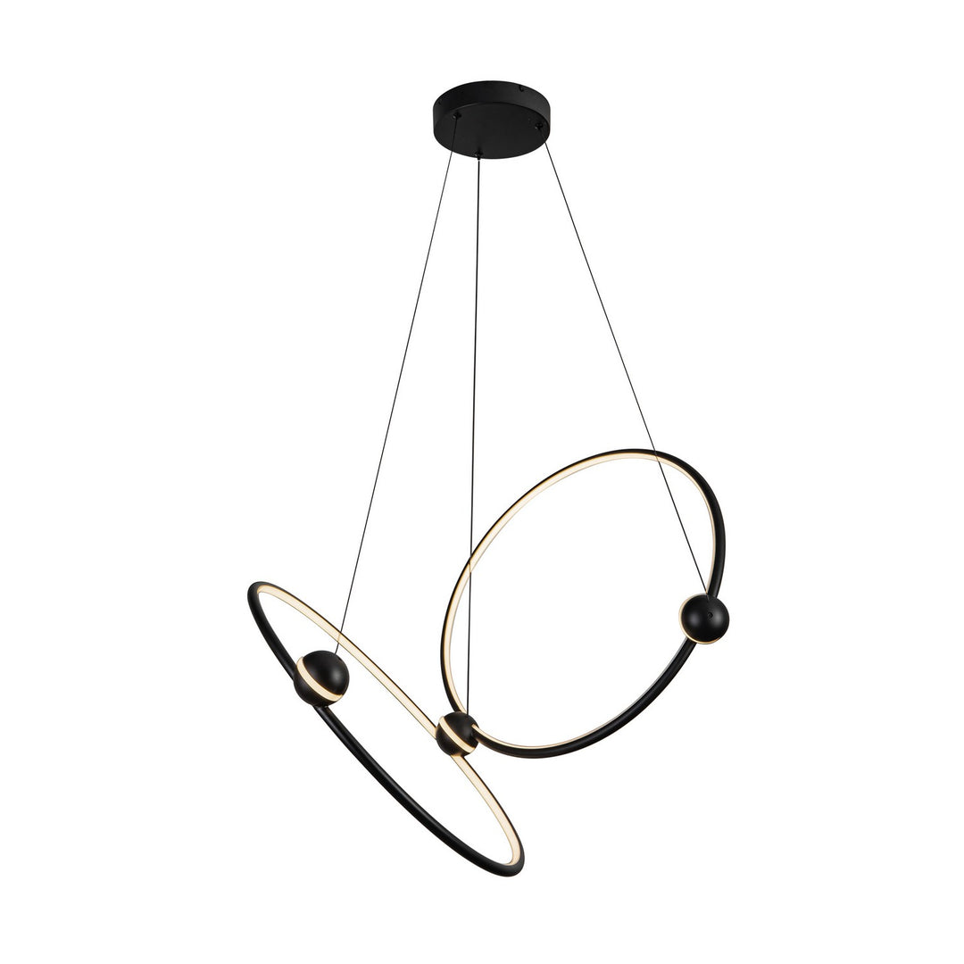 Kuzco Canada - CH17702-BK - LED Chandelier - Isho - Black