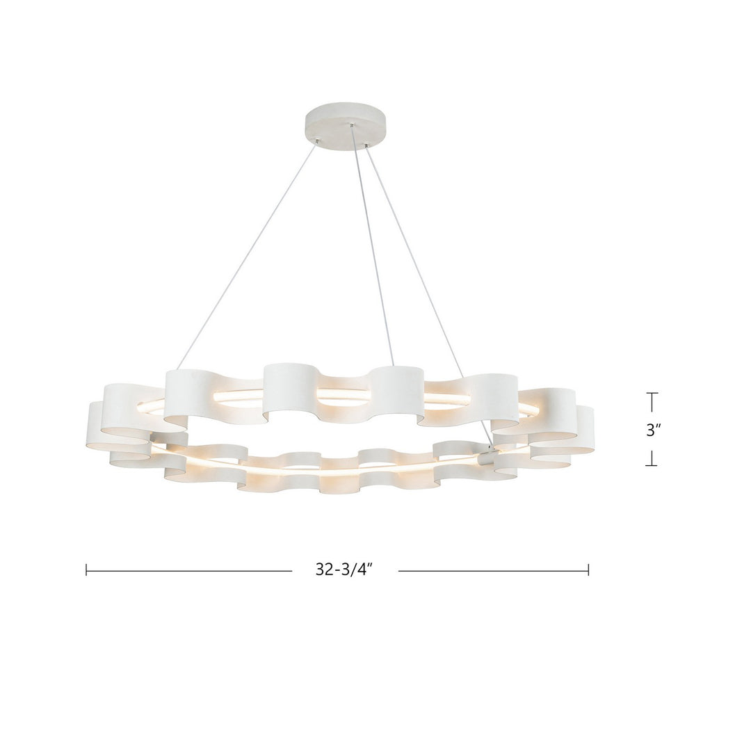 Kuzco Canada - CH18035-AW - LED Chandelier - Nami - Antique White