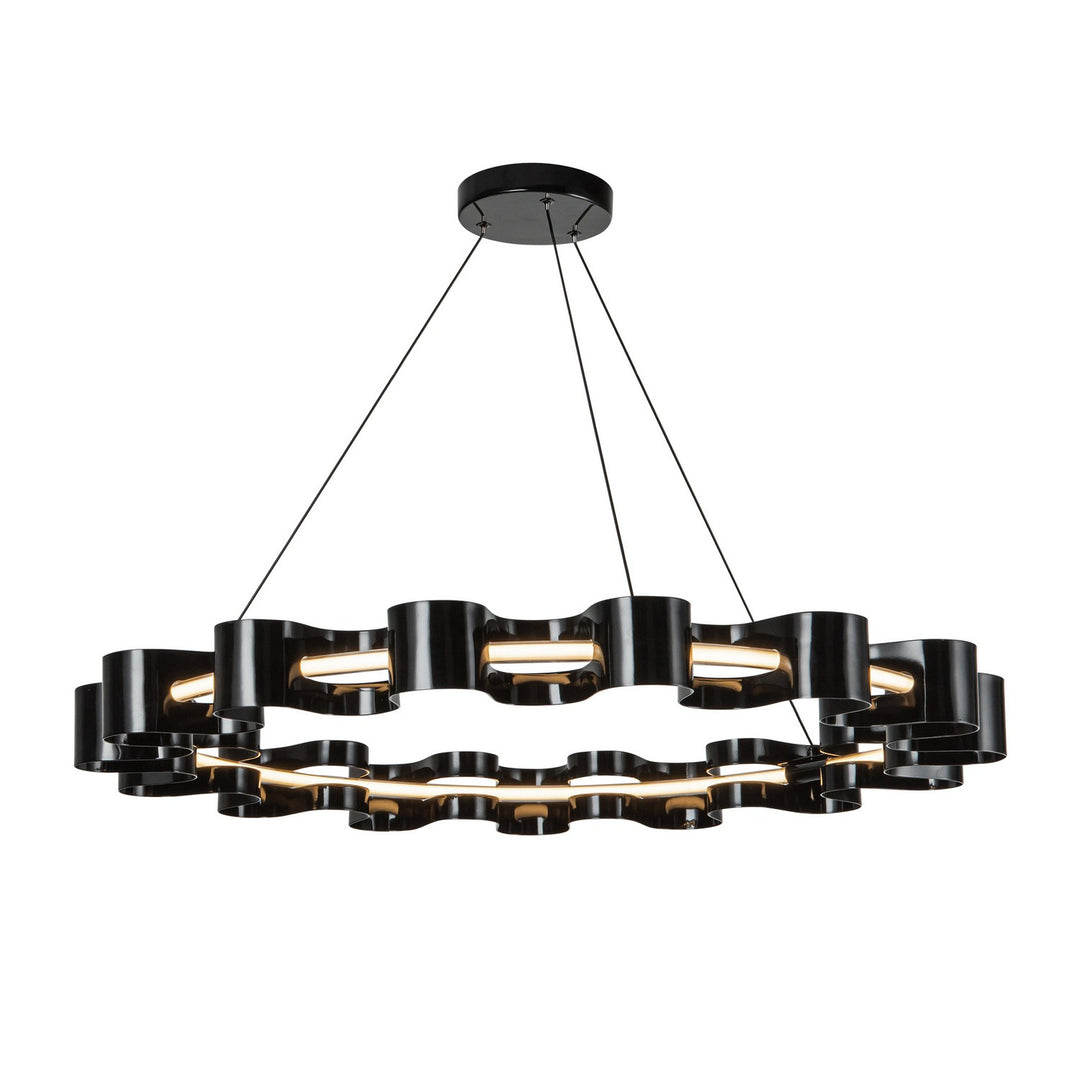 Kuzco Canada - CH18035-GBK - LED Chandelier - Nami - Glossy Black