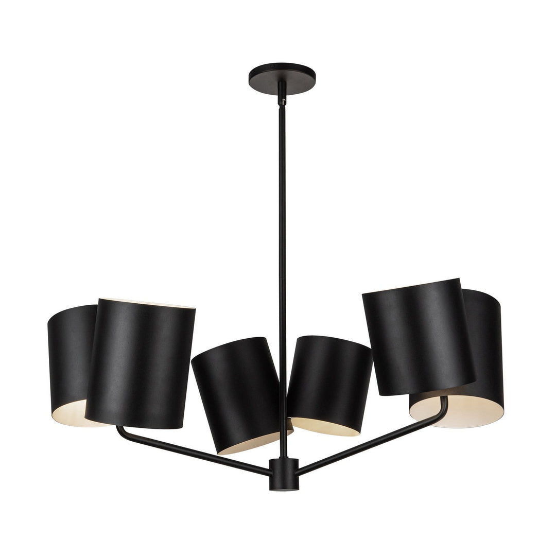 Kuzco Canada - CH58830-BK - Six Light Chandelier - Keiko - Black