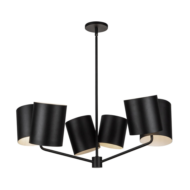 Kuzco Canada - CH58830-BK - Six Light Chandelier - Keiko - Black