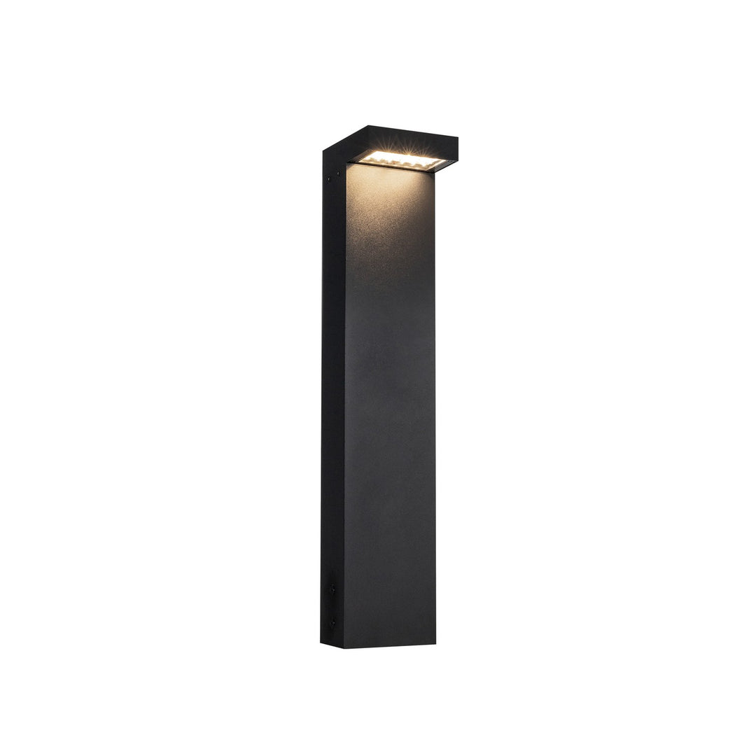 Evans LED Exterior Bollard in Black - available from The Lighting Shoppe, trusted by Canadian homeowners