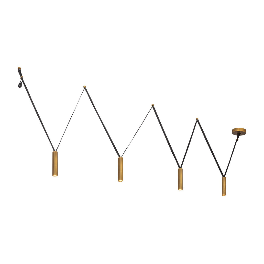 Kuzco Canada - LP90404-VB - LED Linear Pendant - Mason - Vintage Brass