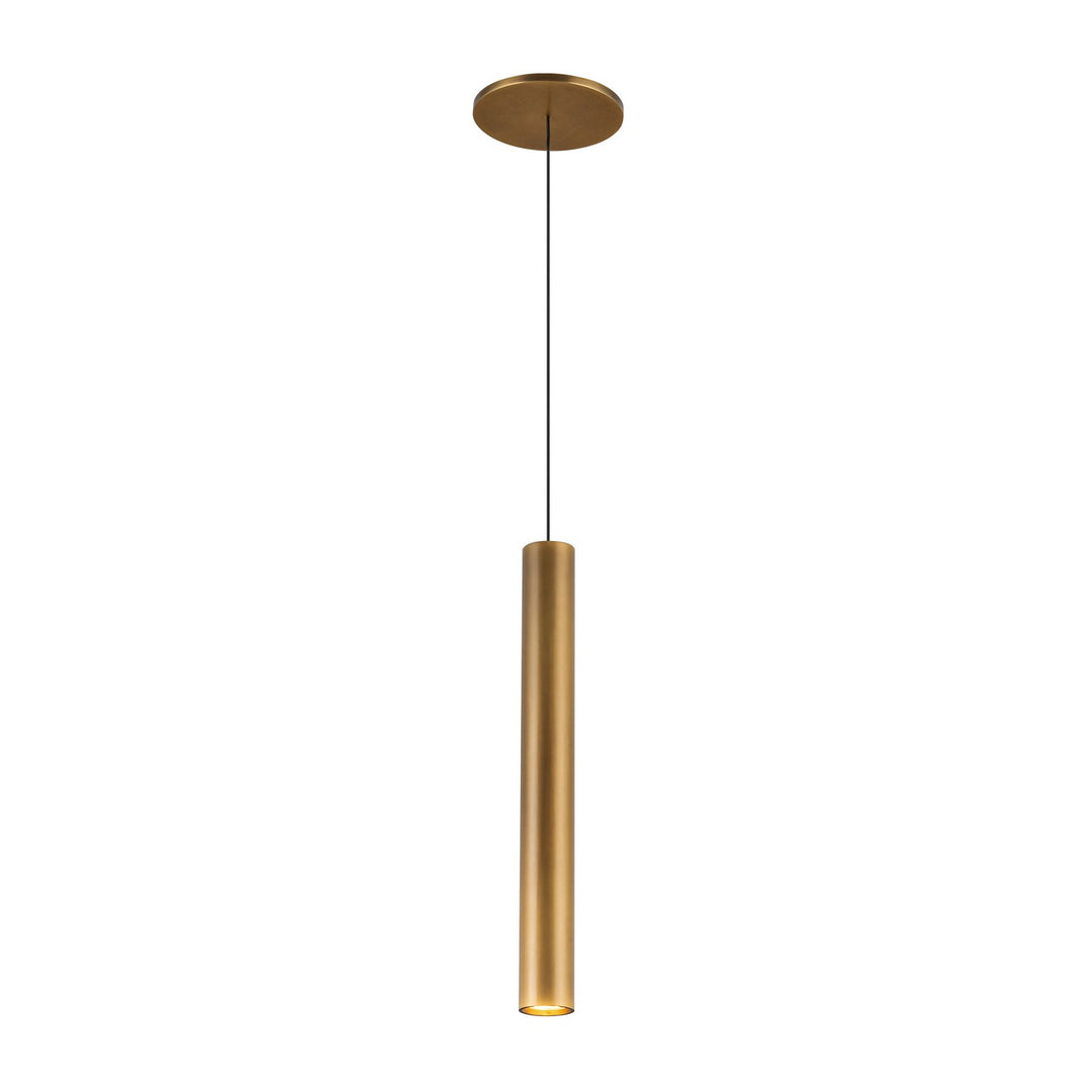 Mason LED Pendant in Vintage Brass - available from The Lighting Shoppe, trusted by Canadian homeowners
