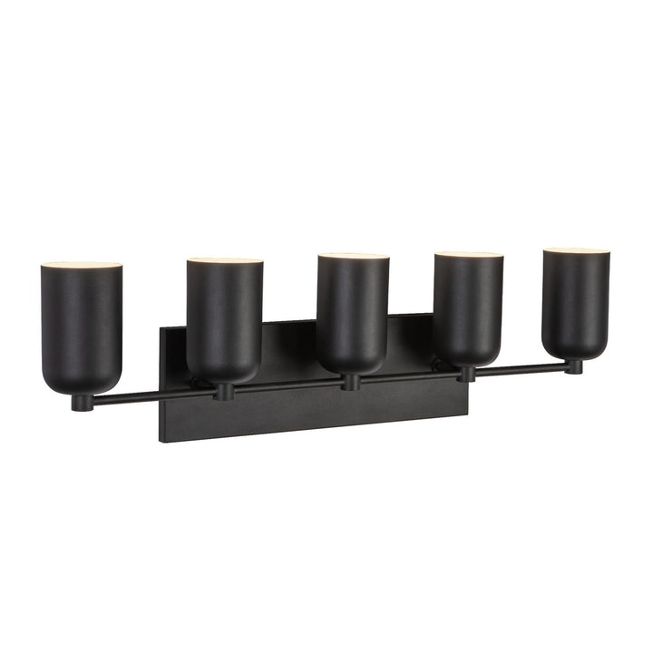 Kuzco Canada - VL57732-BK - Five Light Vanity - Nola - Black