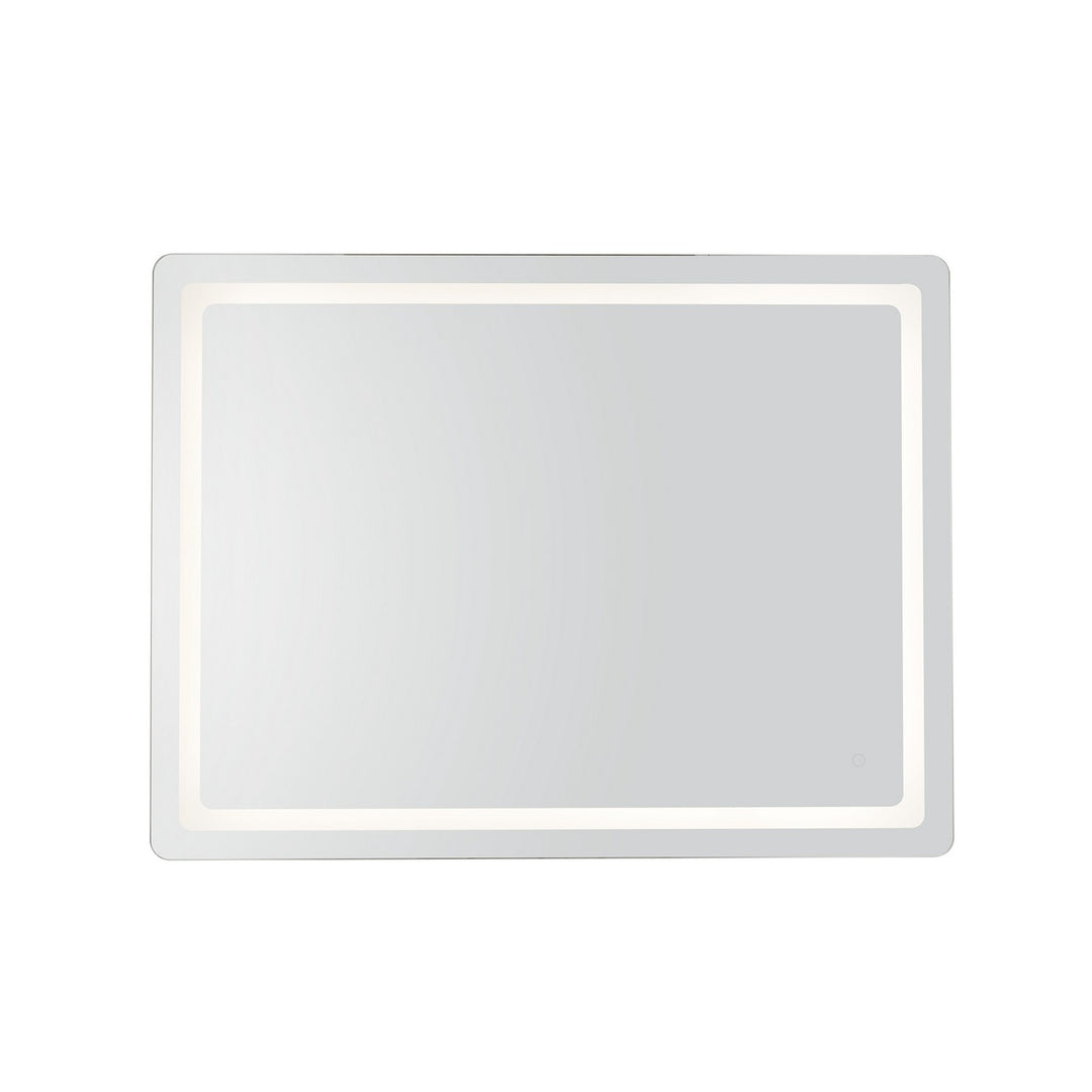 Seneca LED Vanity Mirror in Sandblasted Merc Edge - available from The Lighting Shoppe, trusted by Canadian homeowners