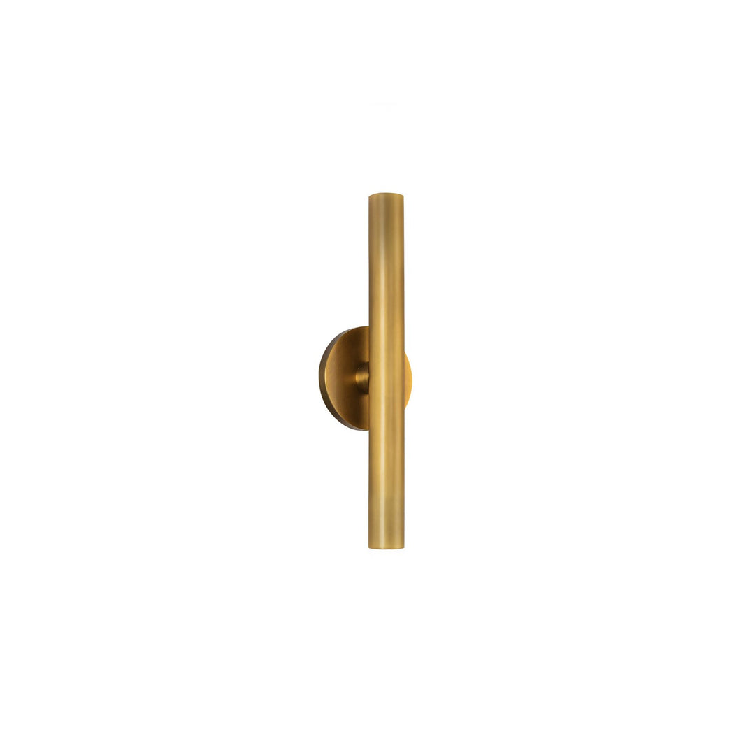 Mason LED Wall Sconce in Vintage Brass - available from The Lighting Shoppe, trusted by Canadian homeowners