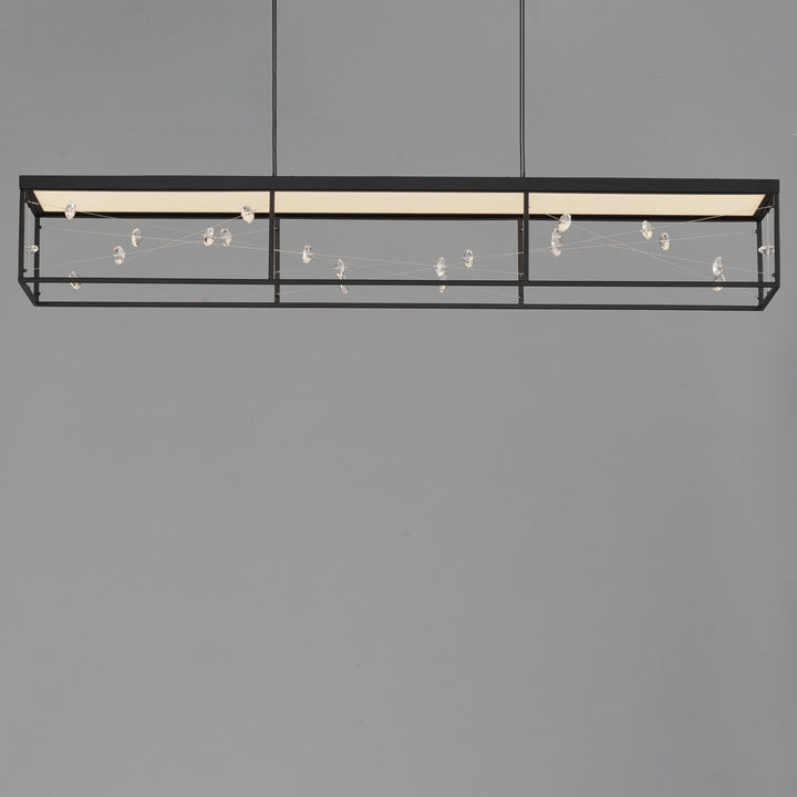 ET2 - E21256-20BK - LED Linear Pendant - Entanglement - Black