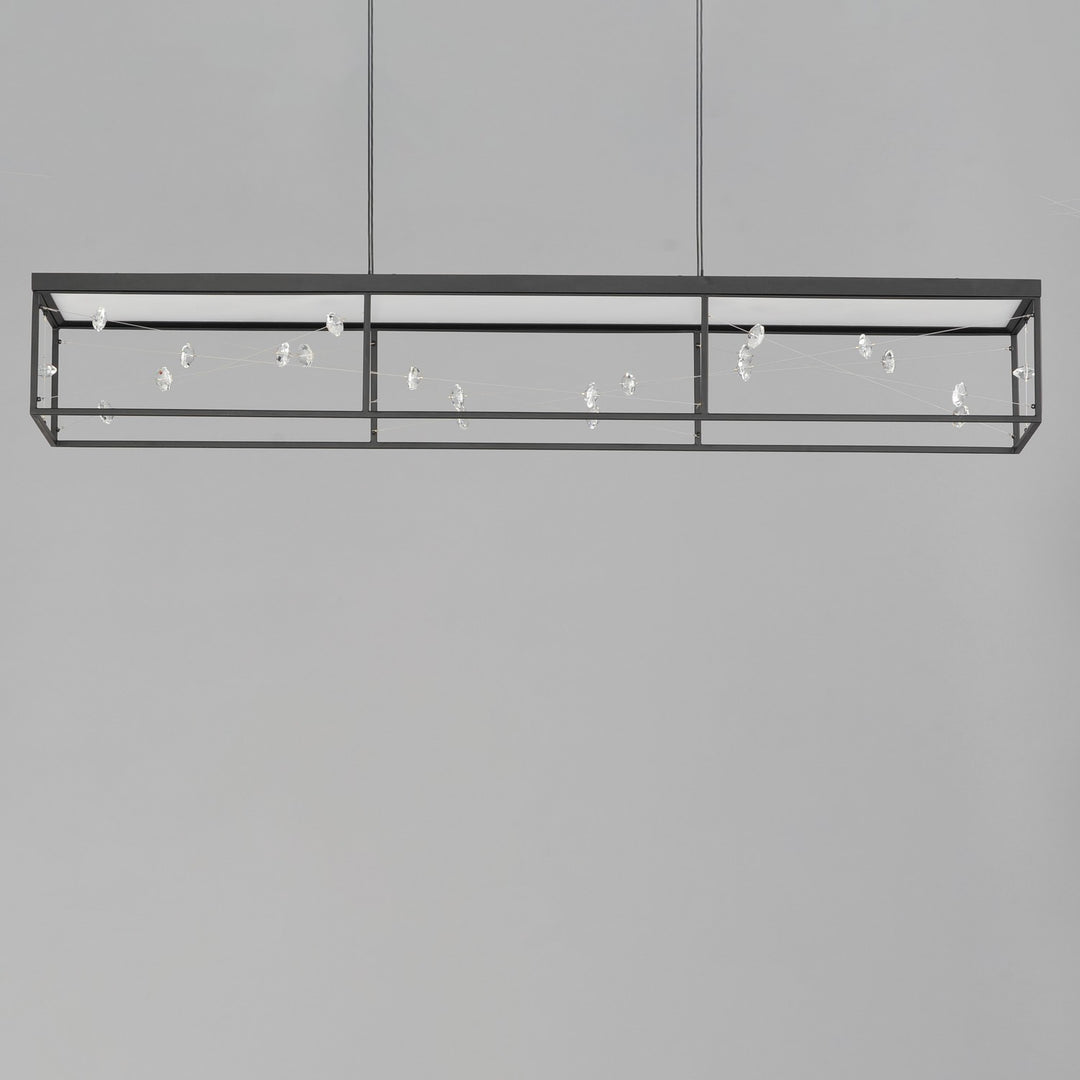 ET2 - E21256-20BK - LED Linear Pendant - Entanglement - Black