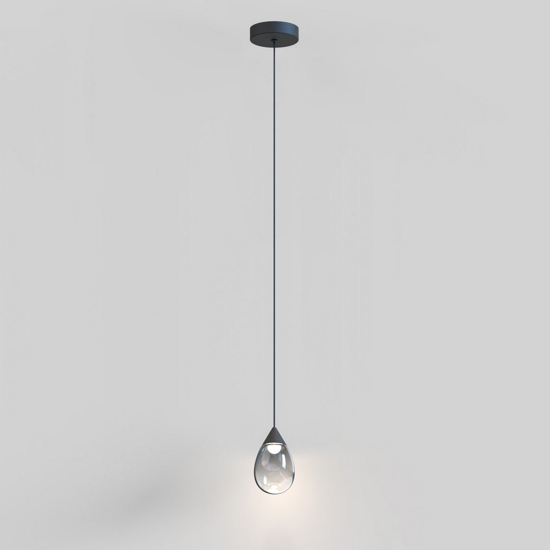 ET2 - E21561-142BK - LED Mini Pendant - Dewdrop - Black