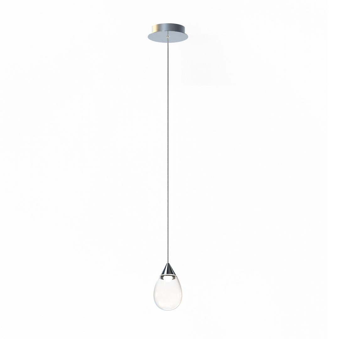 ET2 - E21561-18PC - LED Mini Pendant - Dewdrop - Polished Chrome
