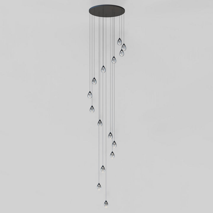 ET2 - E21569-142BK - LED Pendant - Dewdrop - Black