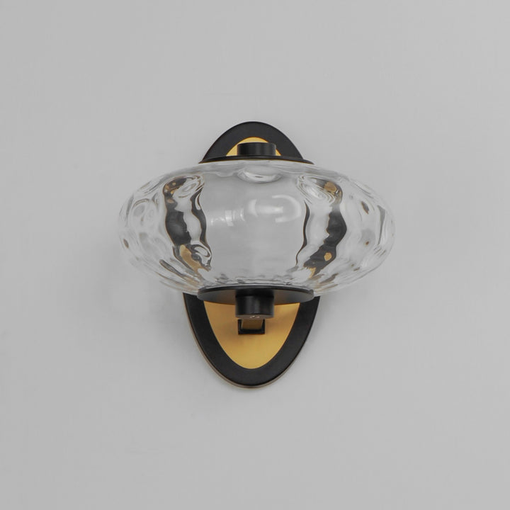 ET2 - E24030-24BKNAB - LED Wall Sconce - Amulet - Black / Natural Aged Brass