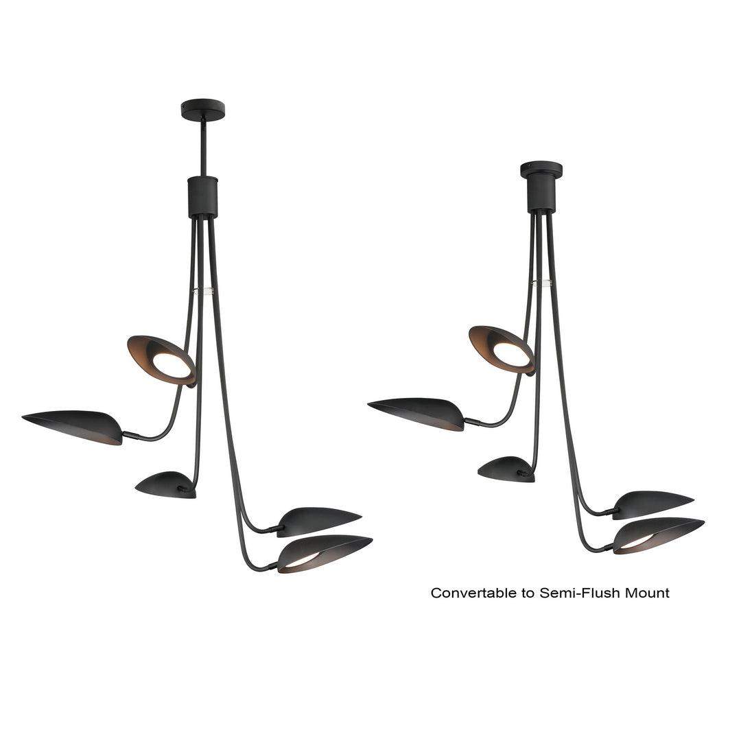 ET2 - E24095-BK - LED Pendant - Marsh - Black