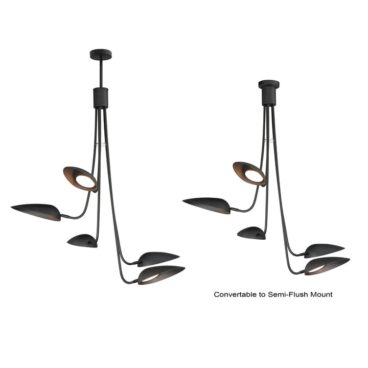 ET2 - E24095-BK - LED Pendant - Marsh - Black