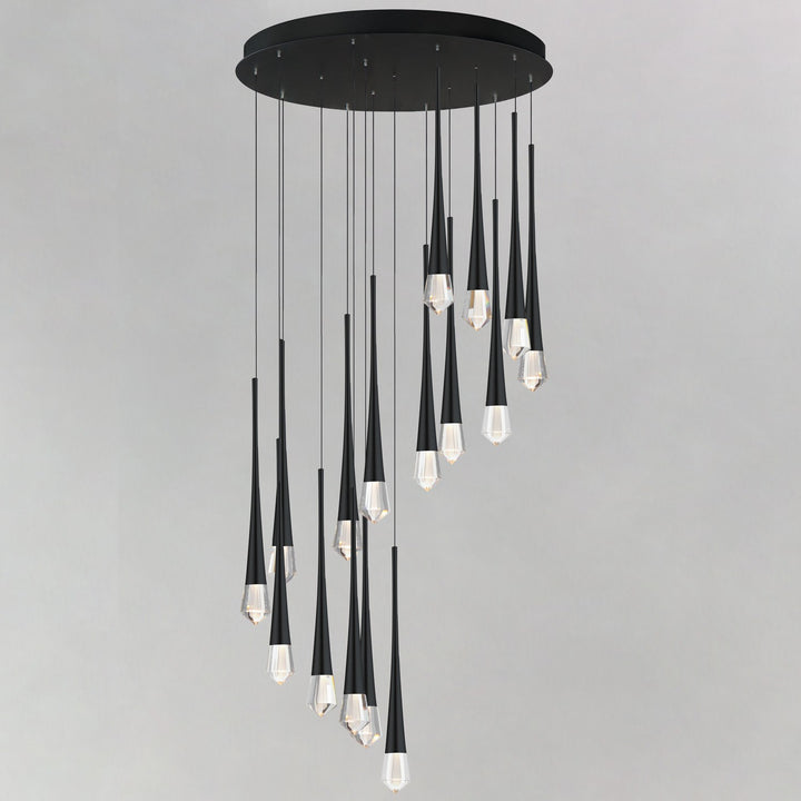 ET2 - E24230-122BK - LED Pendant - Pierce - Black
