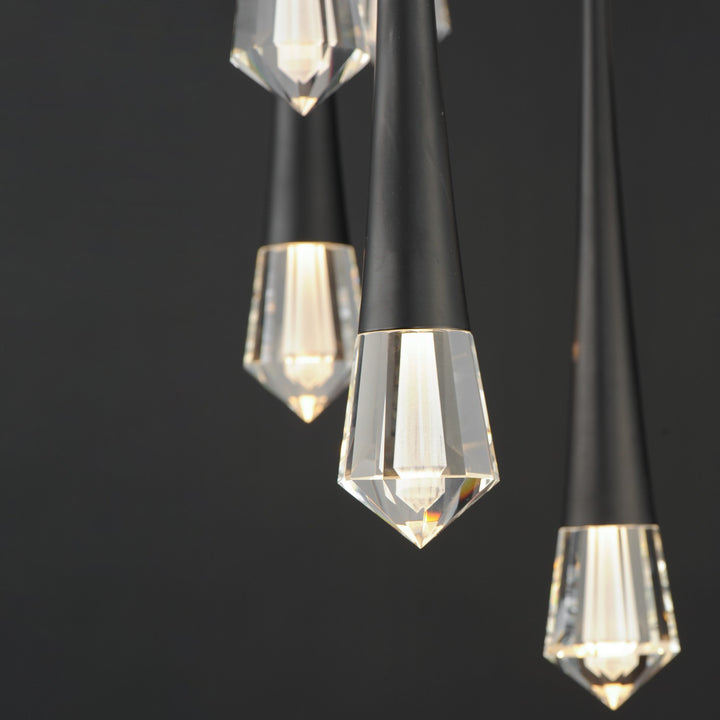 ET2 - E24230-122BK - LED Pendant - Pierce - Black