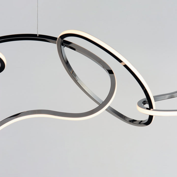 ET2 - E24618-BC - LED Linear Pendant - Unity - Black Chrome
