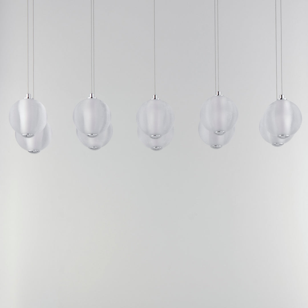 ET2 - E24648-144PC - LED Linear Pendant - Rhythm - Polished Chrome