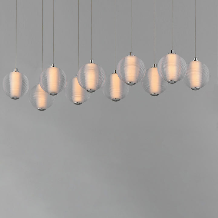 ET2 - E24648-144PC - LED Linear Pendant - Rhythm - Polished Chrome