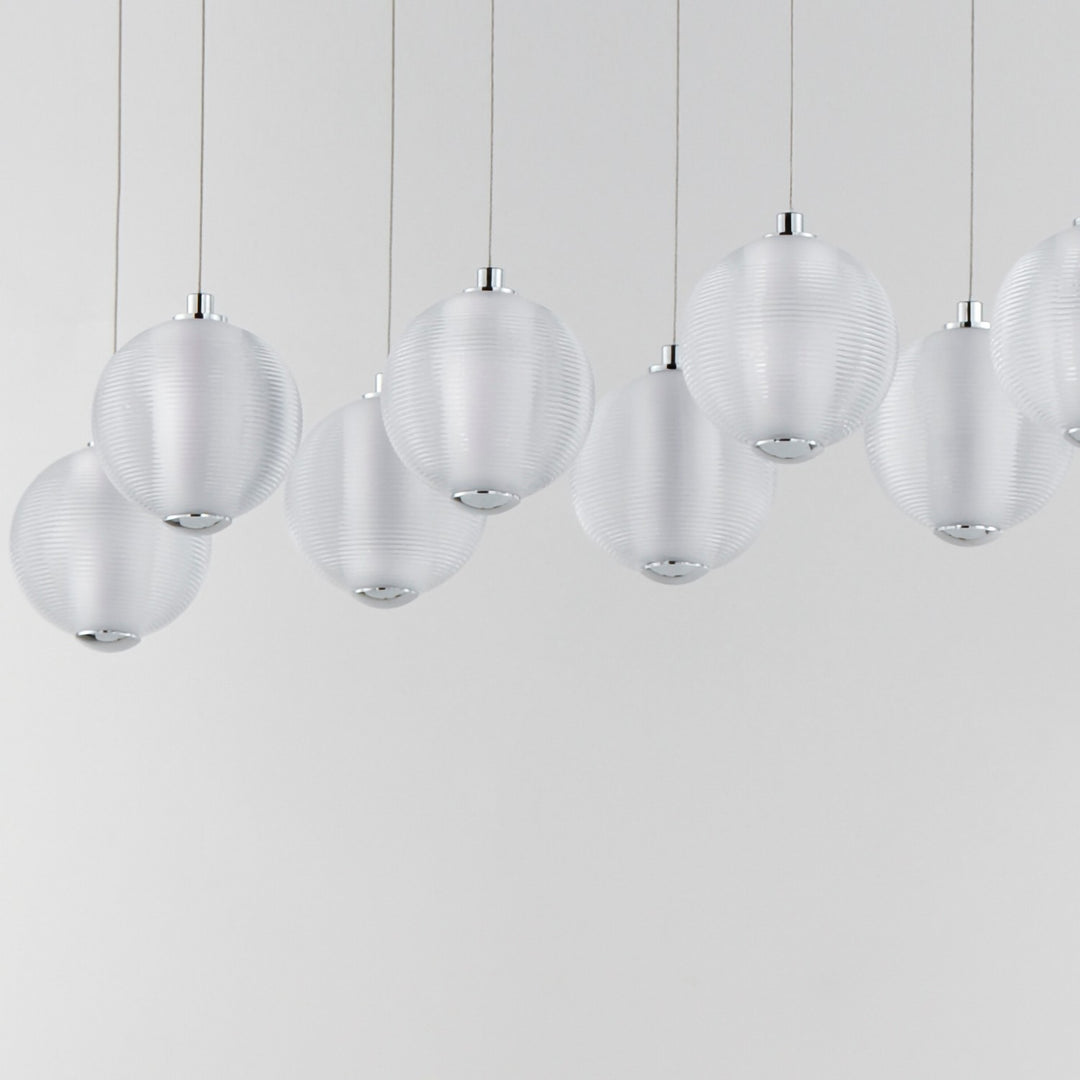ET2 - E24648-144PC - LED Linear Pendant - Rhythm - Polished Chrome