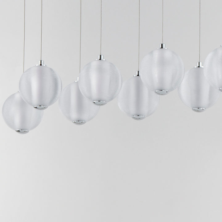 ET2 - E24648-144PC - LED Linear Pendant - Rhythm - Polished Chrome