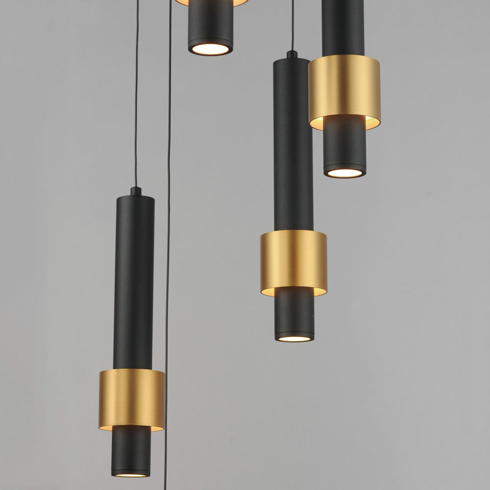 ET2 - E24757-BKGLD - LED Pendant - Reveal - Black / Gold