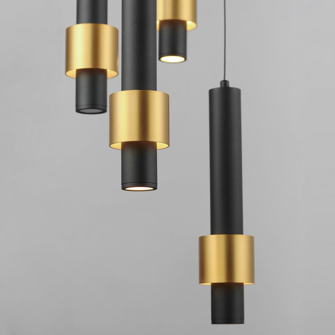 ET2 - E24757-BKGLD - LED Pendant - Reveal - Black / Gold