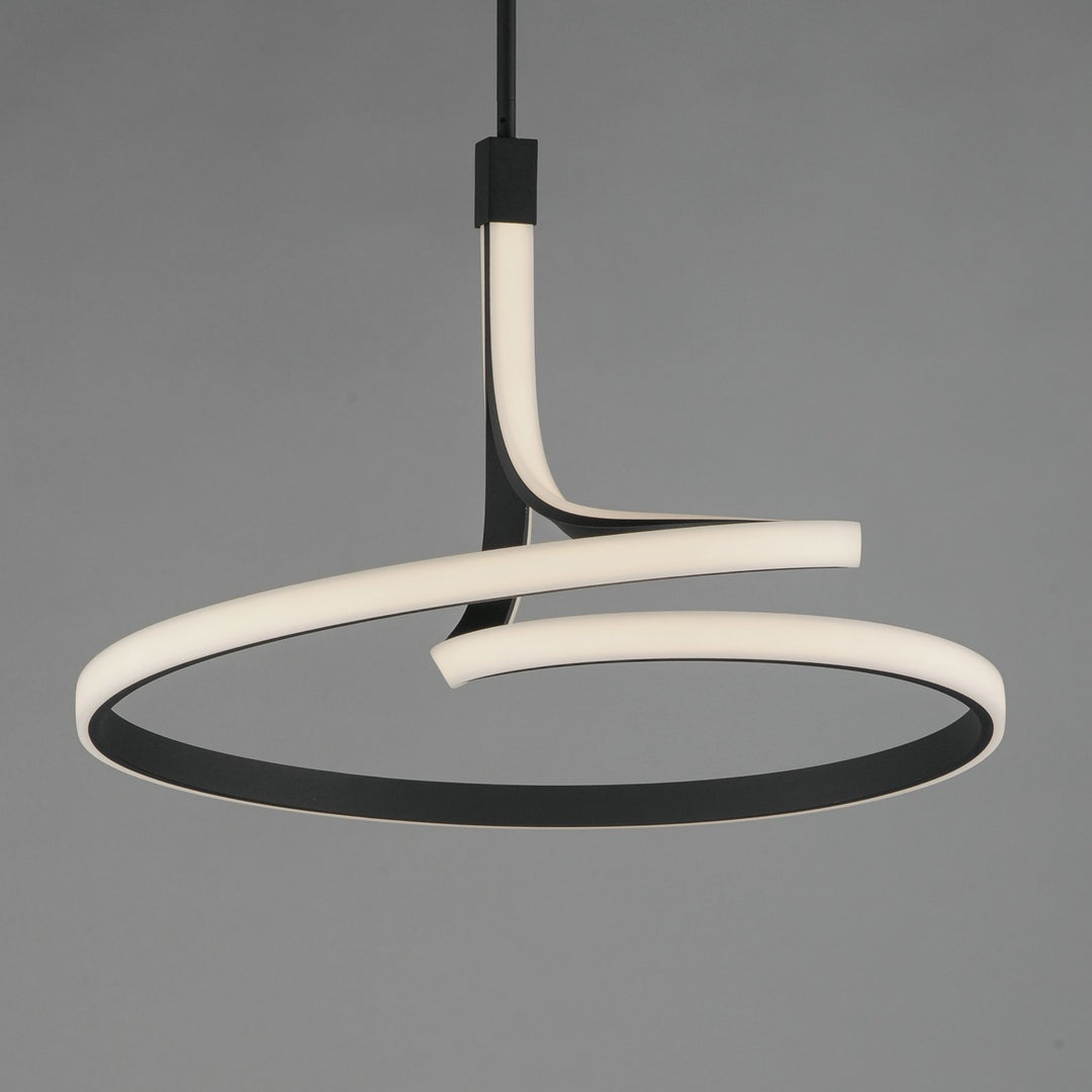 ET2 - E30664-BK - LED Pendant - Serpentine - Black