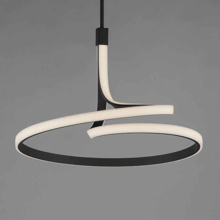 ET2 - E30664-BK - LED Pendant - Serpentine - Black