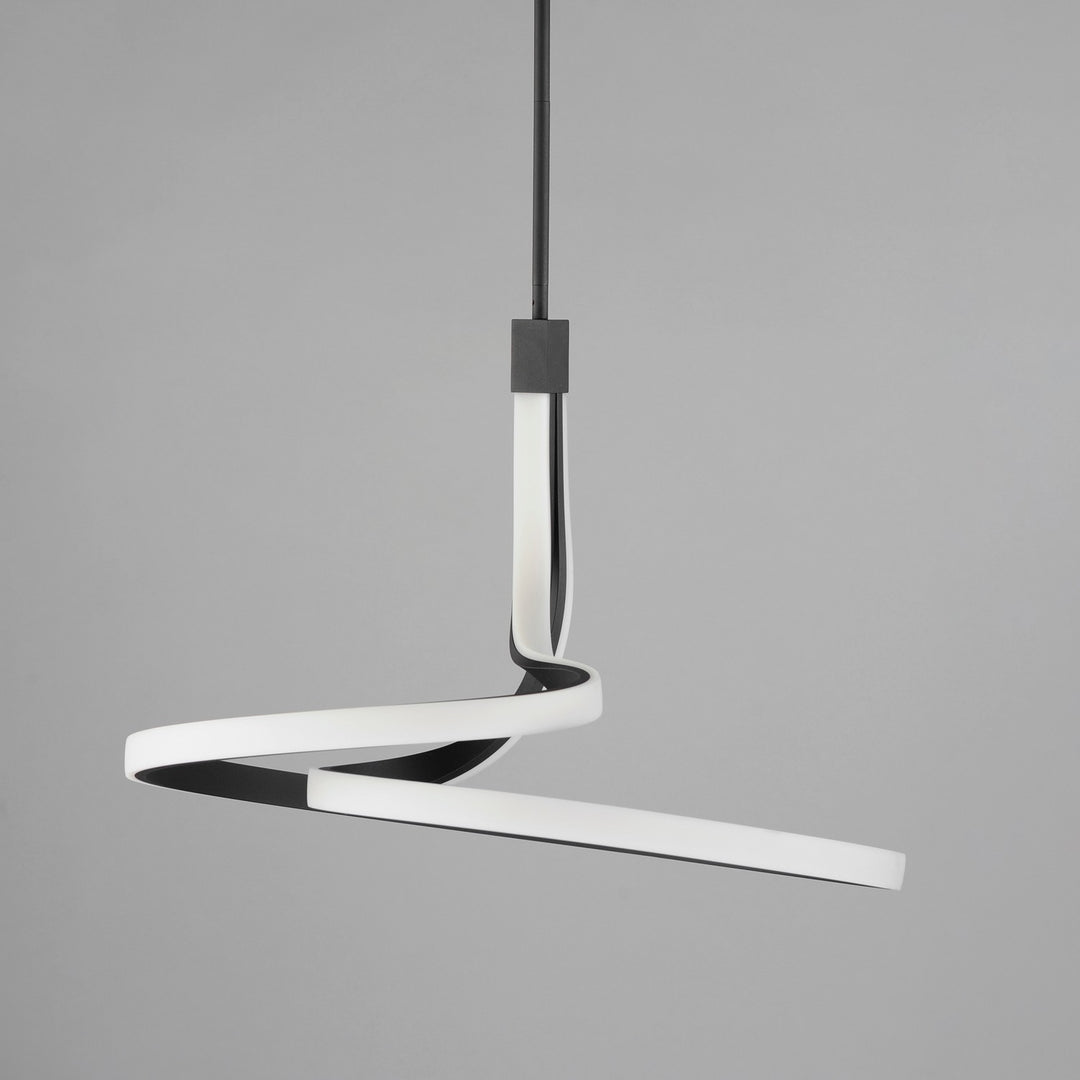 ET2 - E30664-BK - LED Pendant - Serpentine - Black