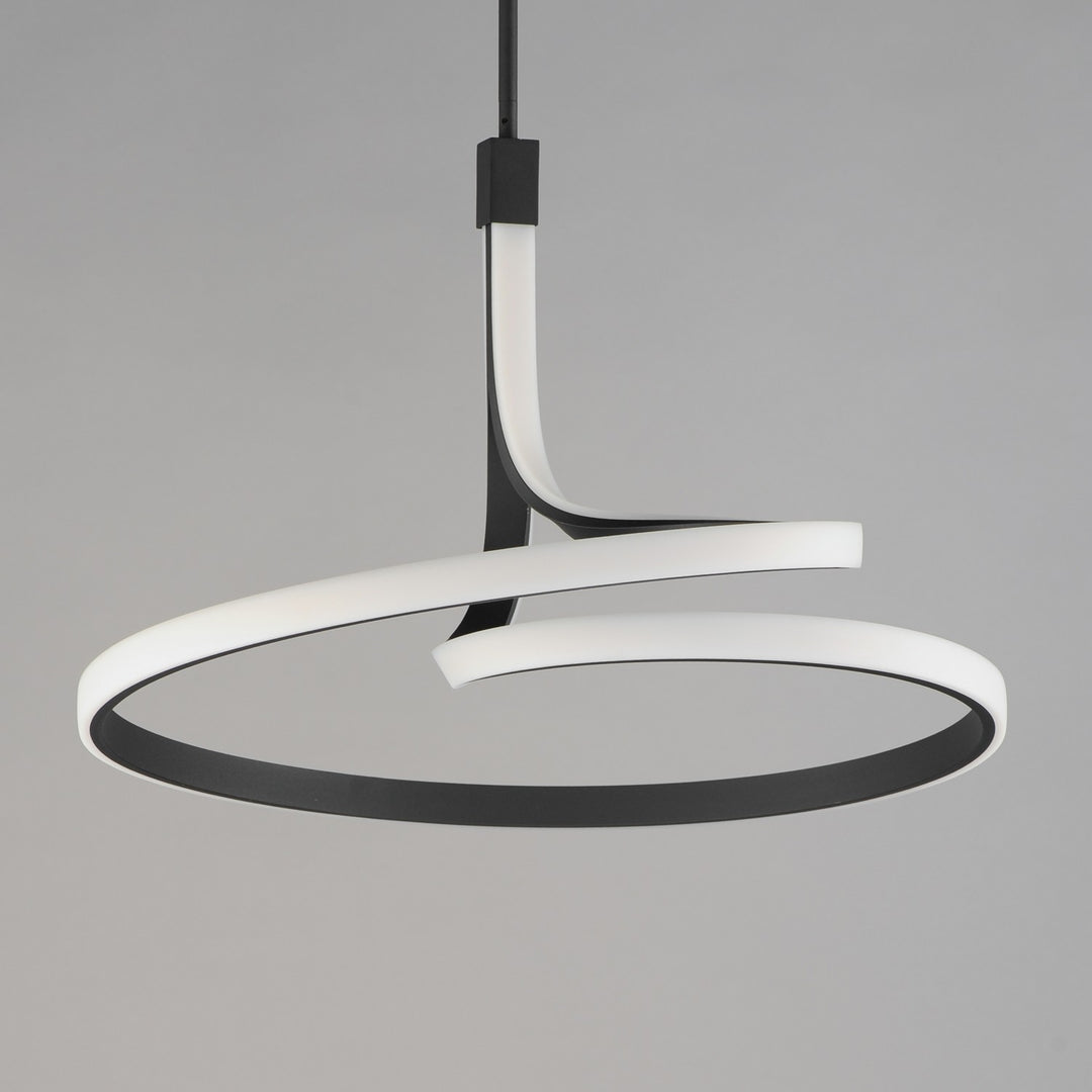 ET2 - E30664-BK - LED Pendant - Serpentine - Black