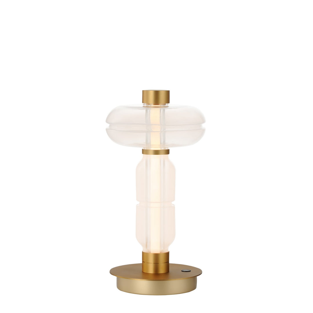 Gusto LED Table Lamp in Gold - available from The Lighting Shoppe, trusted by Canadian homeowners
