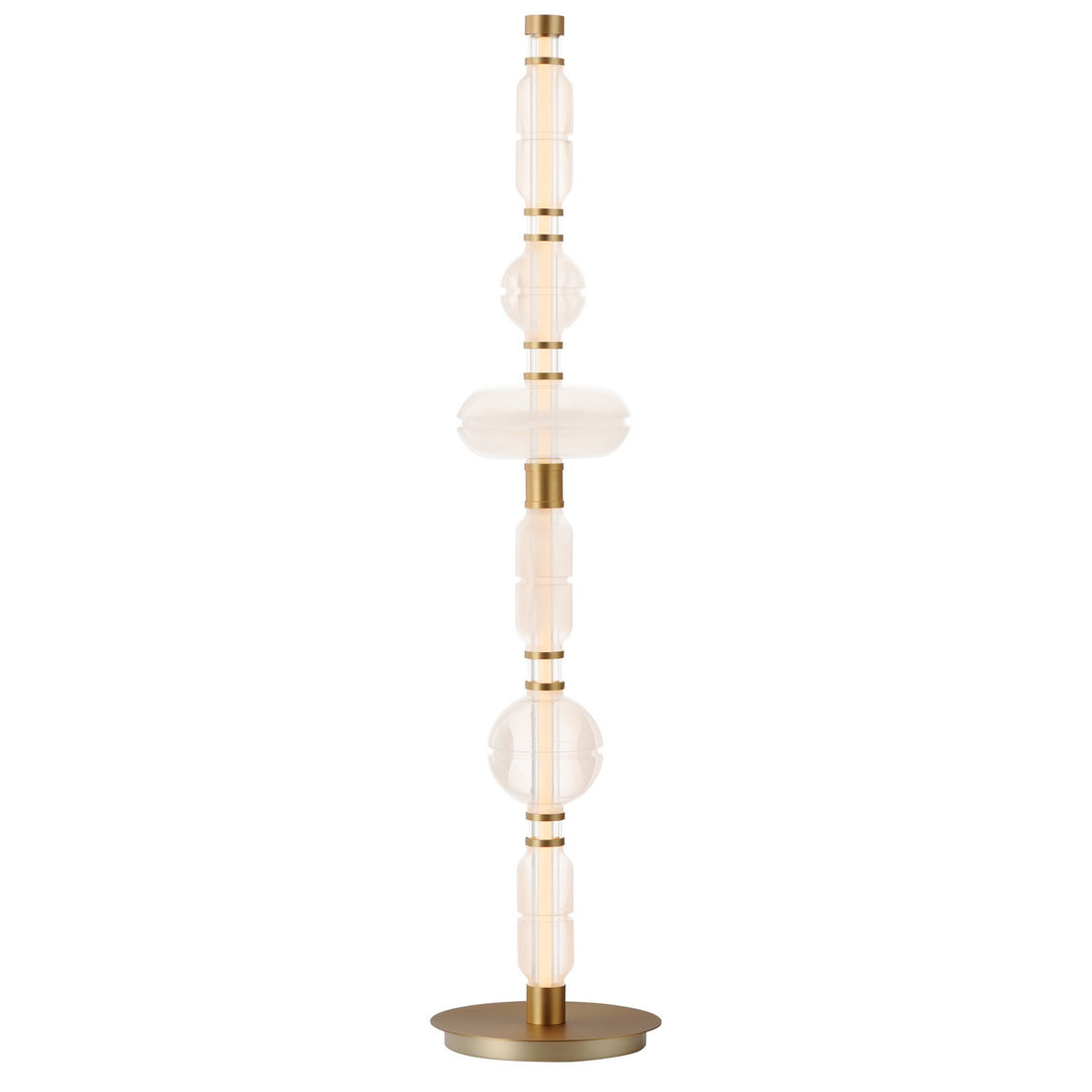 Gusto LED Floor Lamp in Gold - available from The Lighting Shoppe, trusted by Canadian homeowners