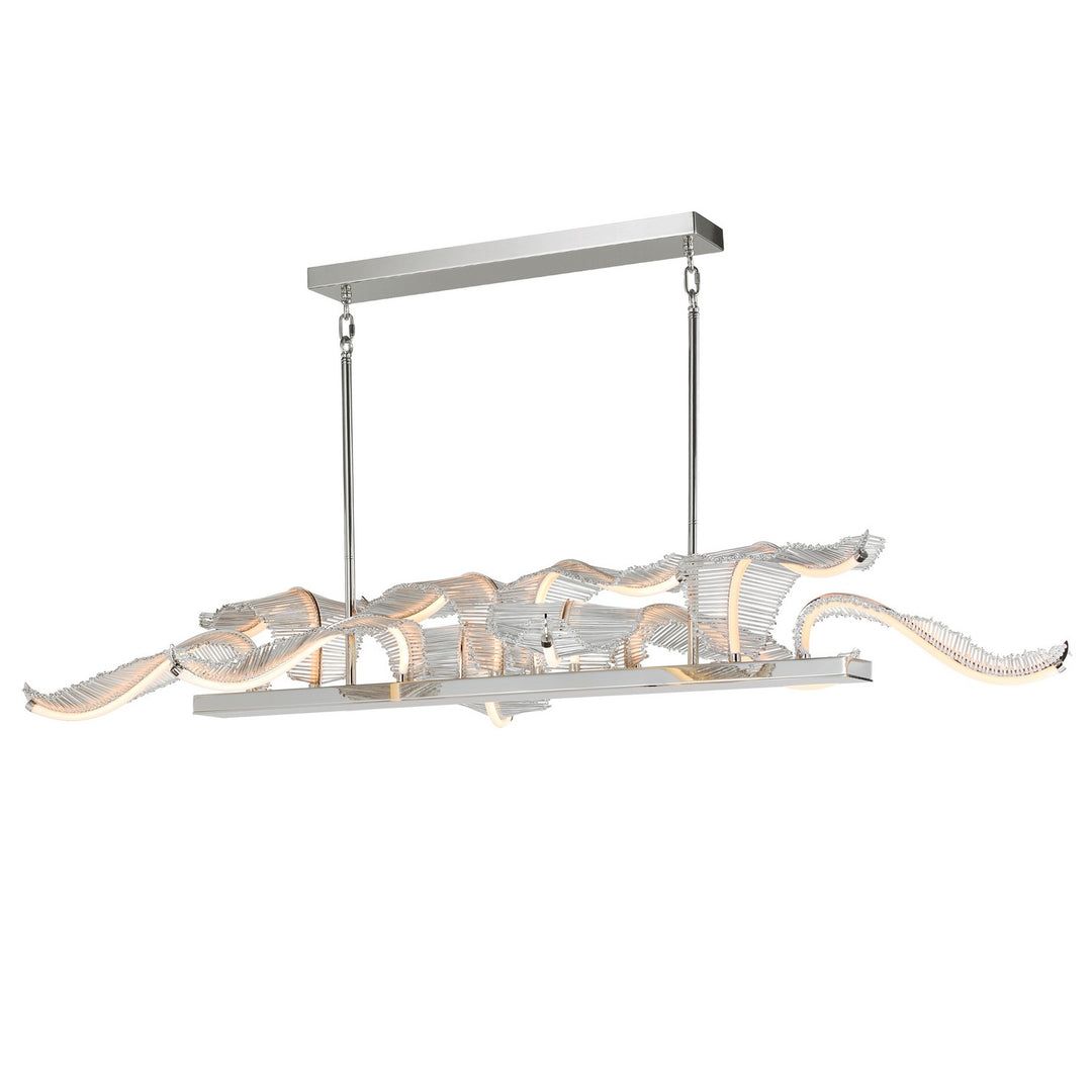 Lillet LED Linear Pendant in Polished Nickel - available from The Lighting Shoppe, trusted by Canadian homeowners