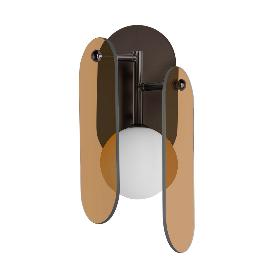Megalith - Glass LED Wall Sconce in Brushed Bronze - available from The Lighting Shoppe, trusted by Canadian homeowners