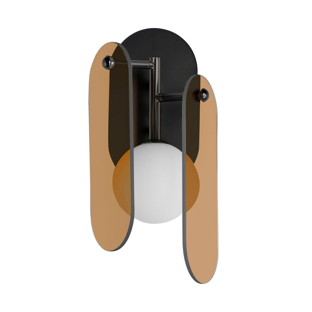 Megalith - Glass LED Wall Sconce in Gunmetal - available from The Lighting Shoppe, trusted by Canadian homeowners