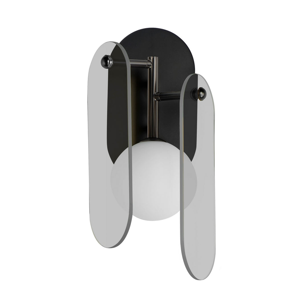 Megalith - Glass LED Wall Sconce in Gunmetal - available from The Lighting Shoppe, trusted by Canadian homeowners