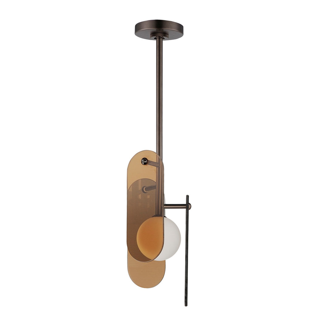 Megalith - Glass LED Pendant in Brushed Bronze - available from The Lighting Shoppe, trusted by Canadian homeowners