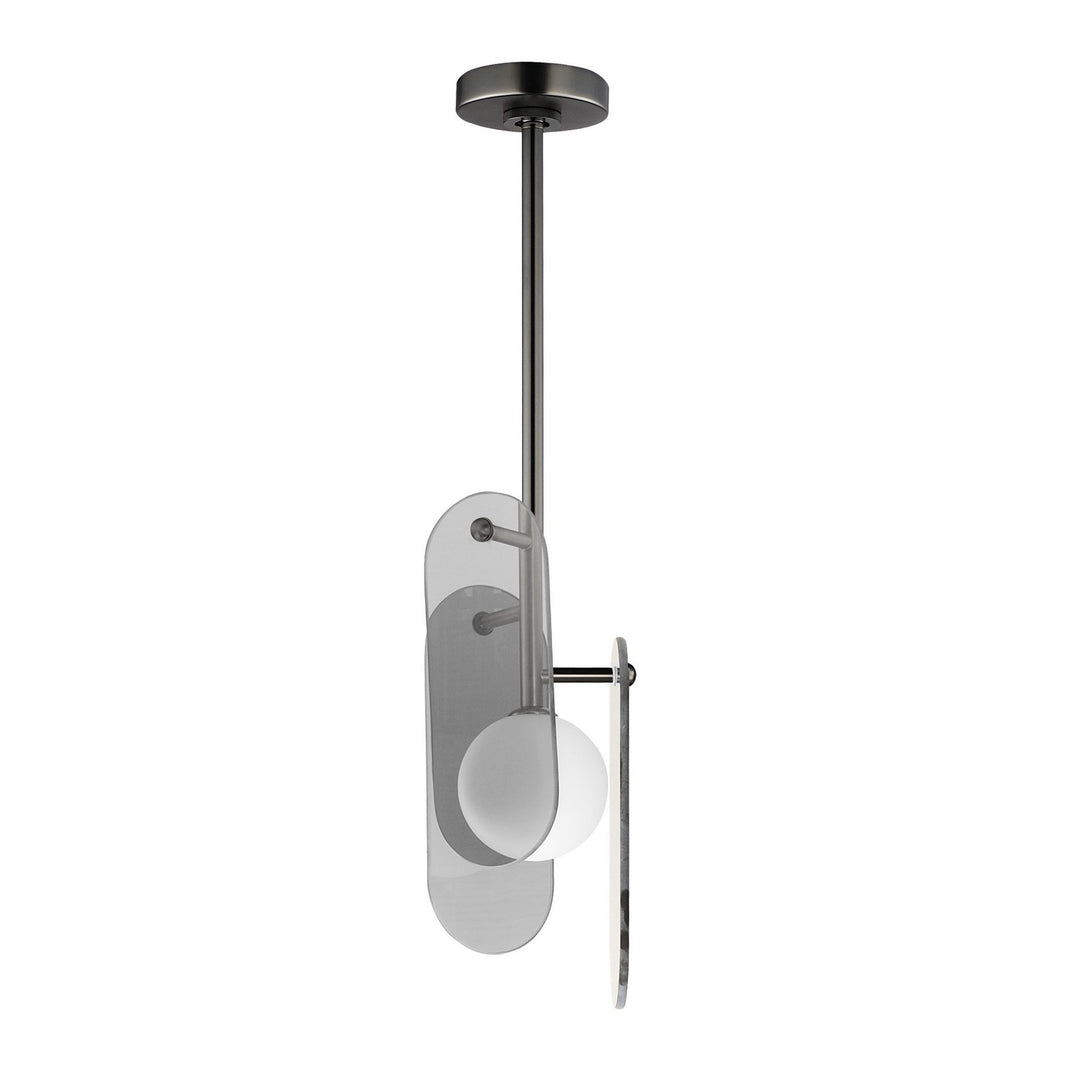 Megalith - Glass LED Pendant in Gunmetal - available from The Lighting Shoppe, trusted by Canadian homeowners