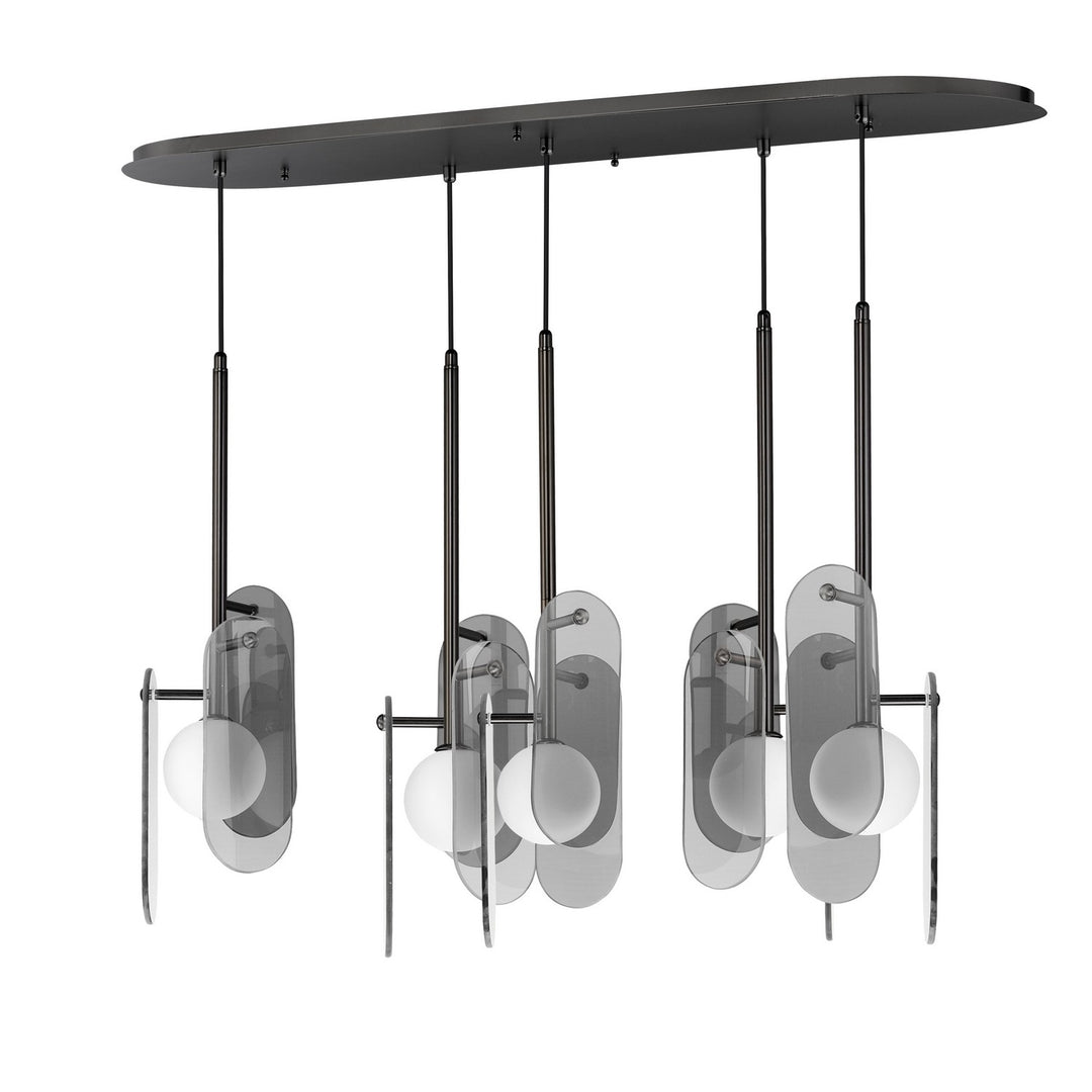 Megalith - Glass LED Pendant in Gunmetal - available from The Lighting Shoppe, trusted by Canadian homeowners