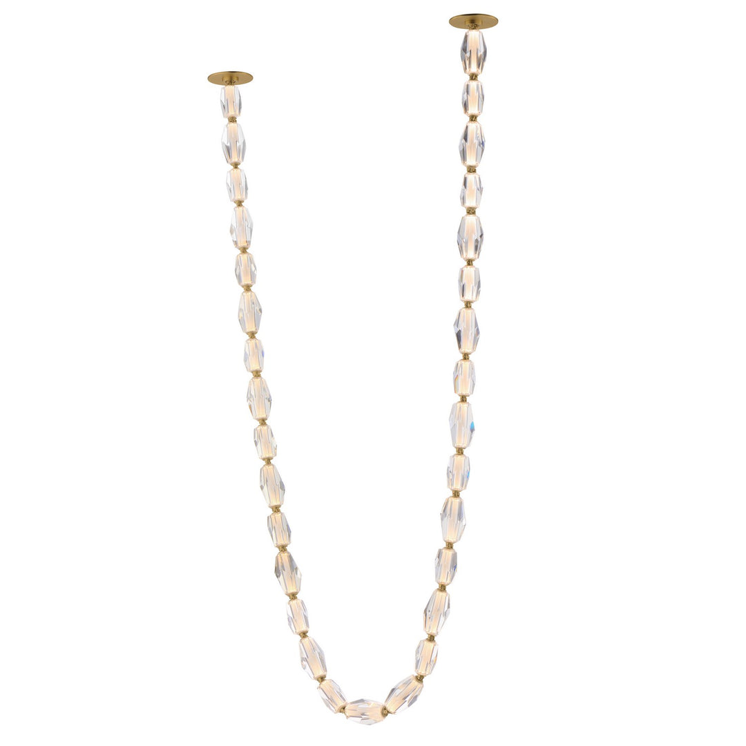 Dolce Vita LED Pendant in Gold - available from The Lighting Shoppe, trusted by Canadian homeowners