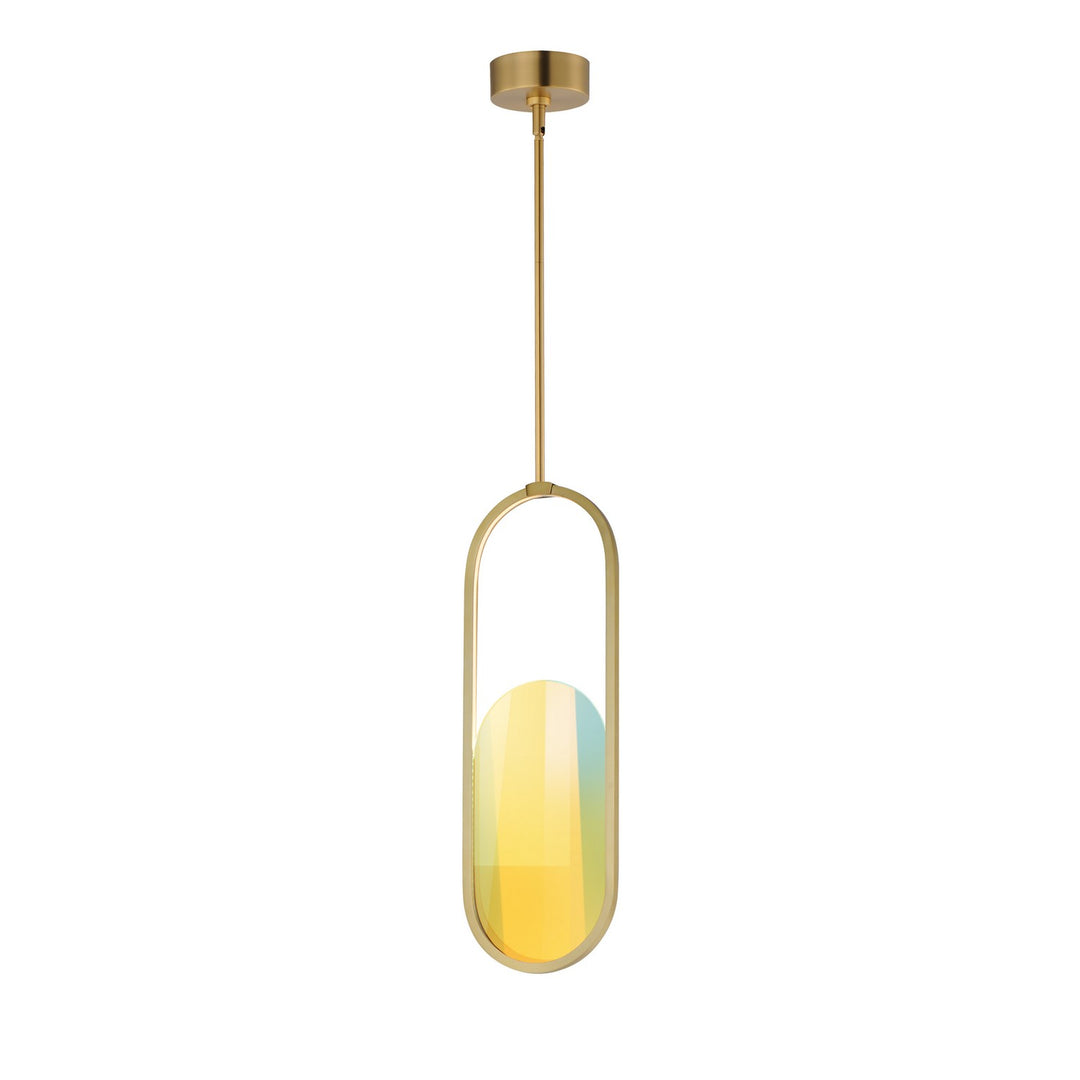 Trance LED Pendant in Natural Aged Brass - available from The Lighting Shoppe, trusted by Canadian homeowners