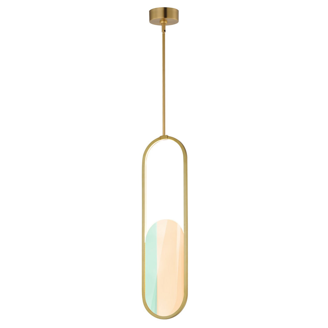 Trance LED Pendant in Natural Aged Brass - available from The Lighting Shoppe, trusted by Canadian homeowners
