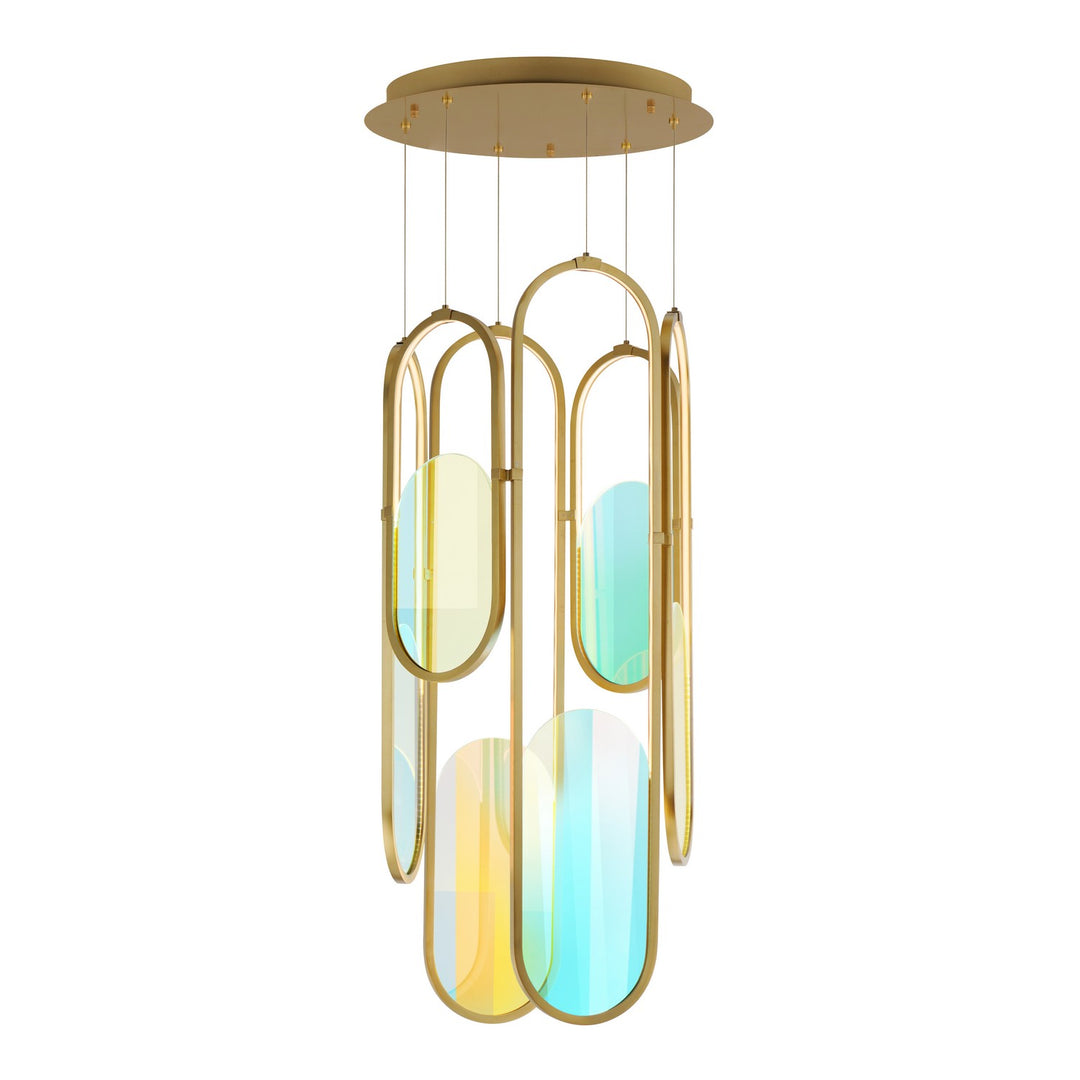 Trance LED Pendant in Natural Aged Brass - available from The Lighting Shoppe, trusted by Canadian homeowners