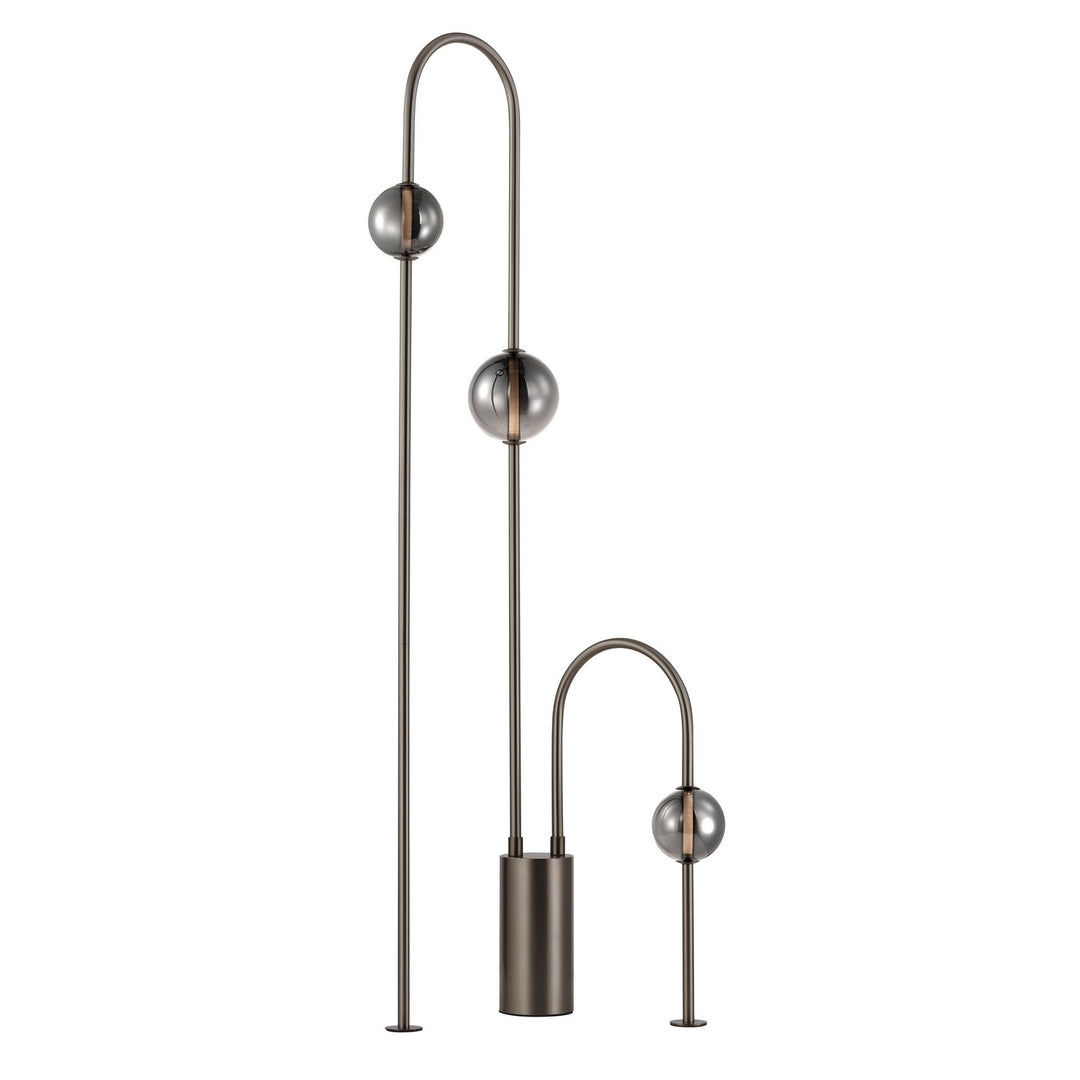 Dreamer LED Floor Lamp in Black Chrome - available from The Lighting Shoppe, trusted by Canadian homeowners