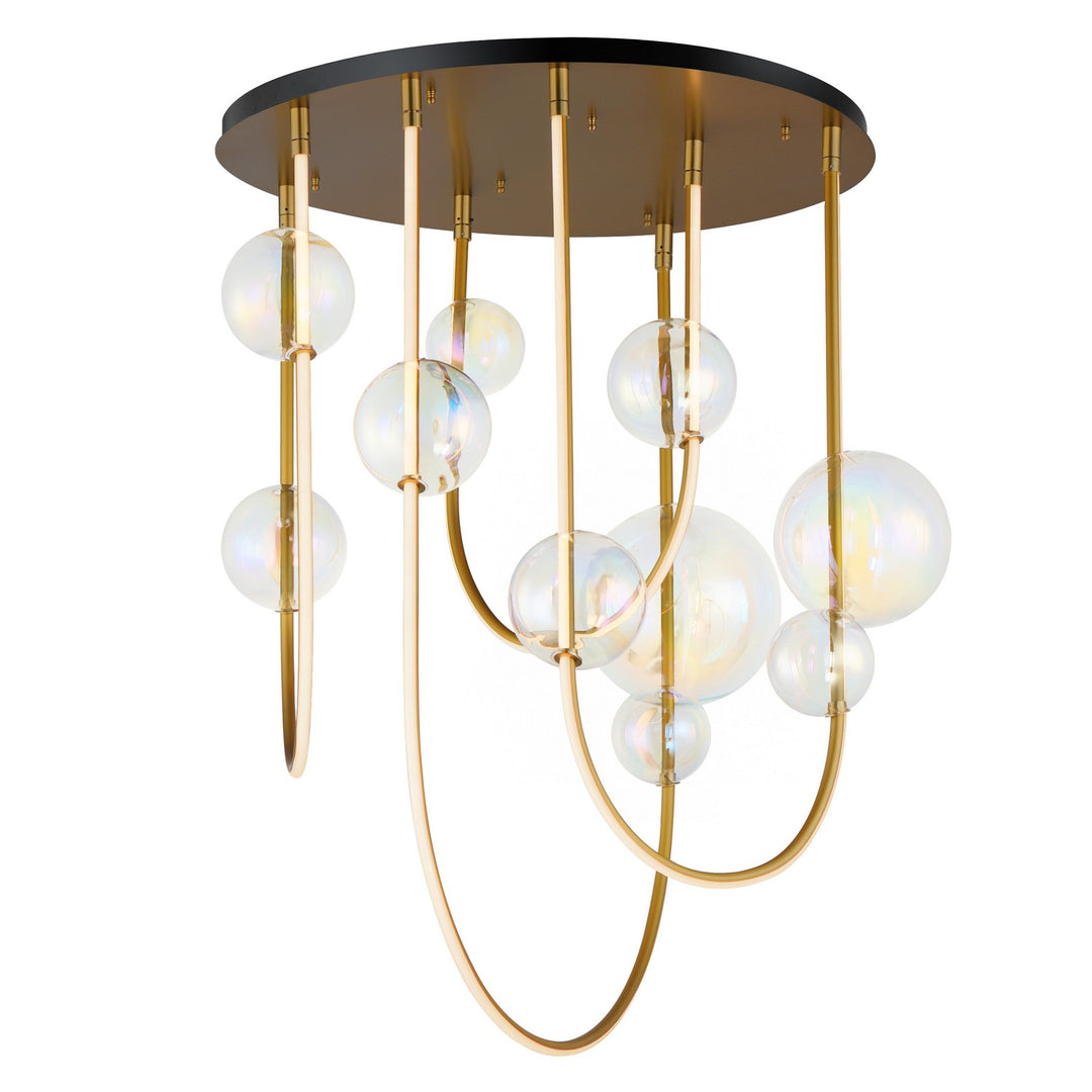 Dreamer LED Linear Pendant in Natural Aged Brass - available from The Lighting Shoppe, trusted by Canadian homeowners