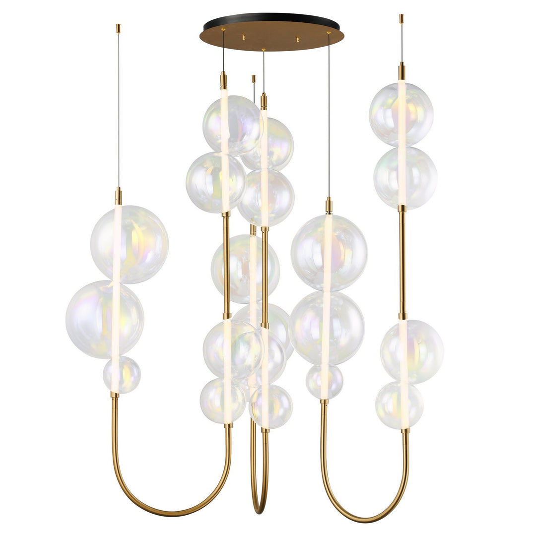 Dreamer LED Pendant in Natural Aged Brass - available from The Lighting Shoppe, trusted by Canadian homeowners