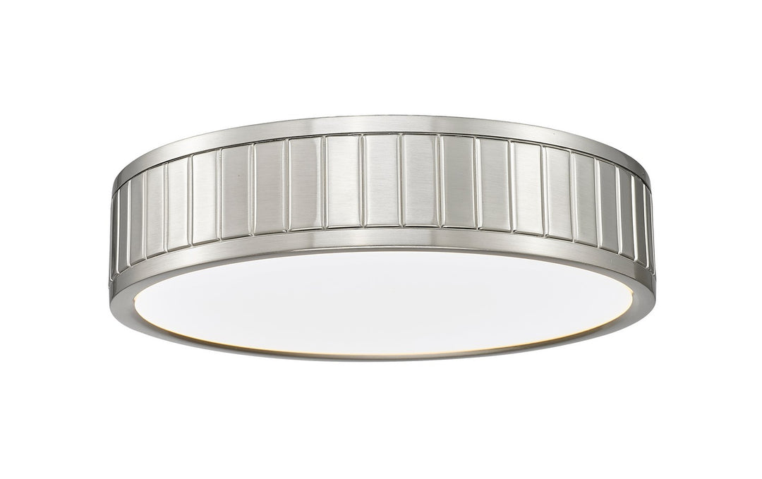 Madison LED Flush Mount in Brushed Nickel - available from The Lighting Shoppe, trusted by Canadian homeowners